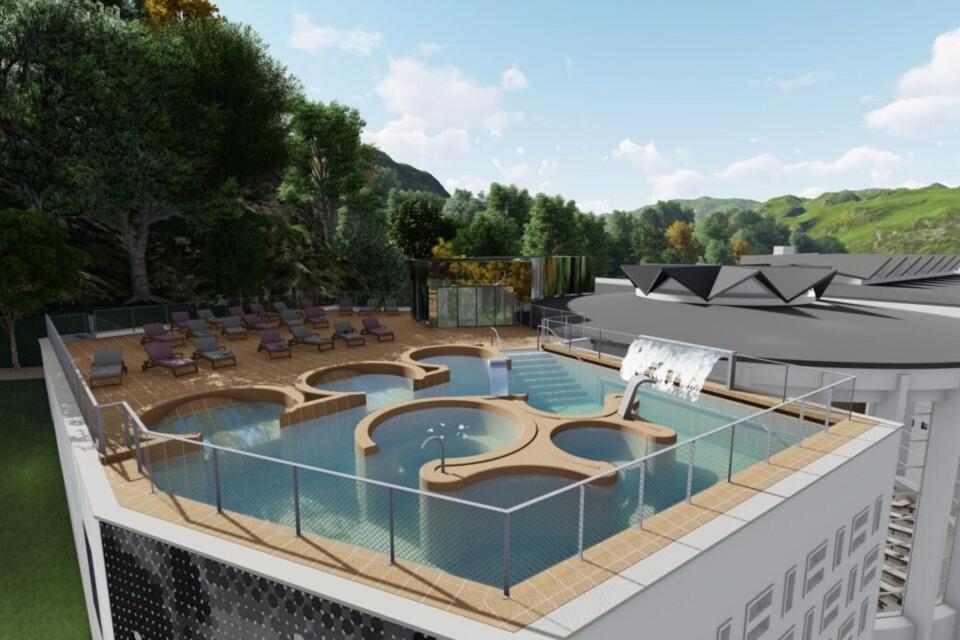 Appartement 2 Personnes Cures Ski Luchon Bagnères-de-Luchon Buitenkant foto